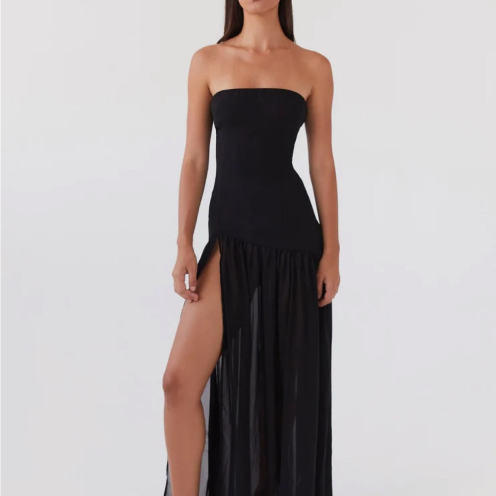 Peppermayo Eden Strapless Maxi Dress